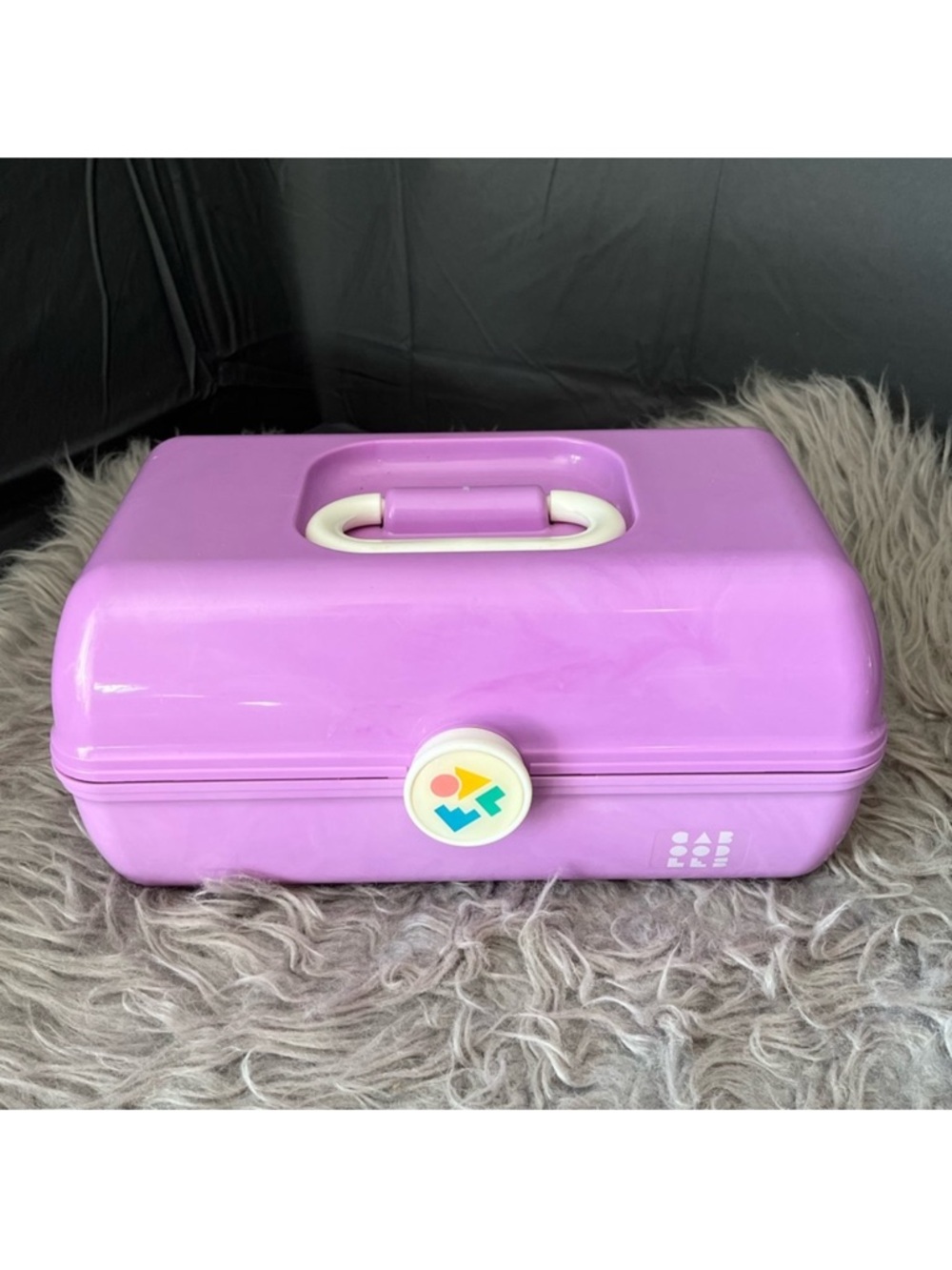Caboodles lilac cosmetic case used